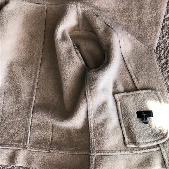 Aqua faux shearling jacket - Picture 7 of 9